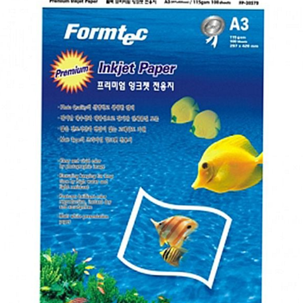 프린터 프리미엄 용지 전용지 a3 용지 사무용 115g 100매 - 상품 이미지