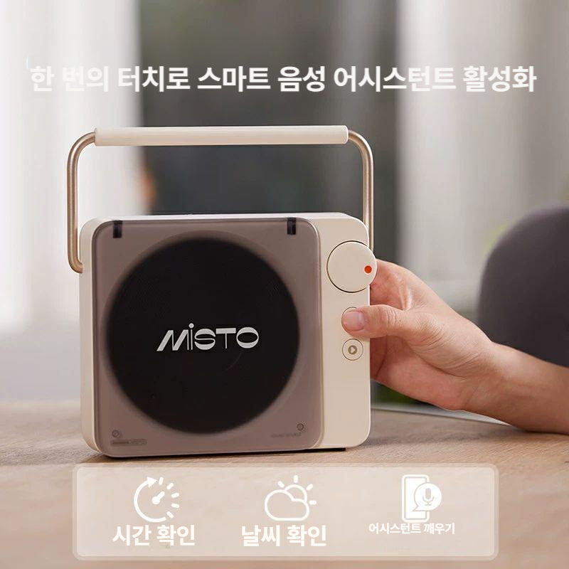 블루투스 스피커 고픔질 레트로 라디오 비닐 레코드 플레이어 - 상세 이미지 5