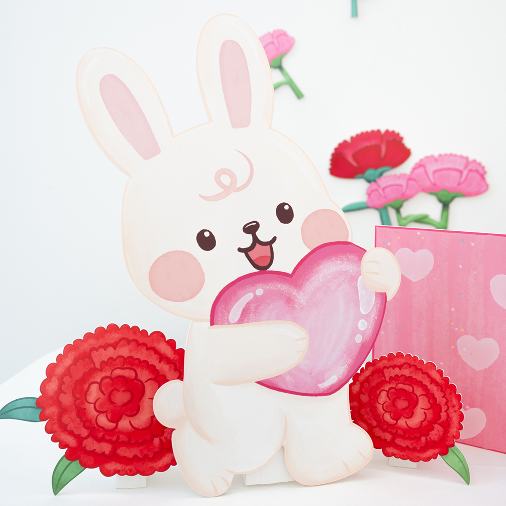 [미소쌤] LOVE 포토존 어린이집 환경구성 환경판 생일파티용품 돌잔치 파티장식 소품세트 - 상세 이미지 2