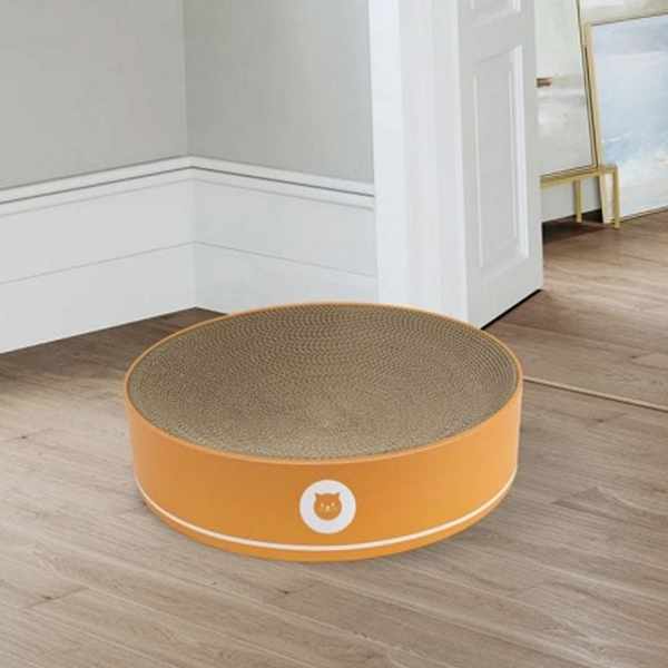 골판지 고양이 스크래처 원형 고양이 스크래처 반려동물 긁는 발톱 - 상품 이미지