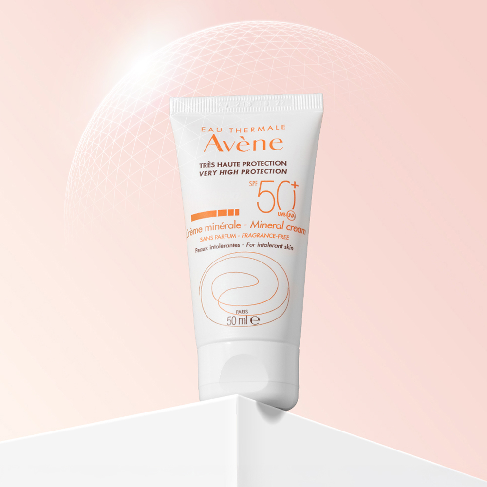 [아벤느] 선 미네랄 크림 50ml SPF50+ PA++++ (무기자차 톤업 선크림) - 상세 이미지 2