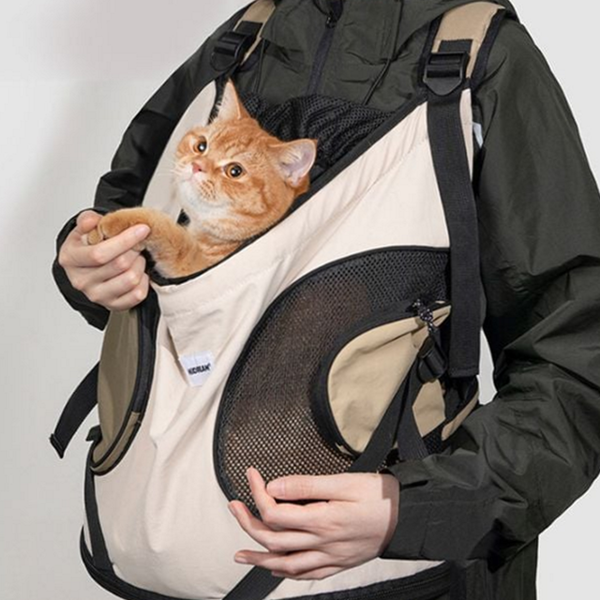 반려동물 강아지 앞 가방 어깨 고양이 앞 가방 외출 휴대 - 상품 이미지