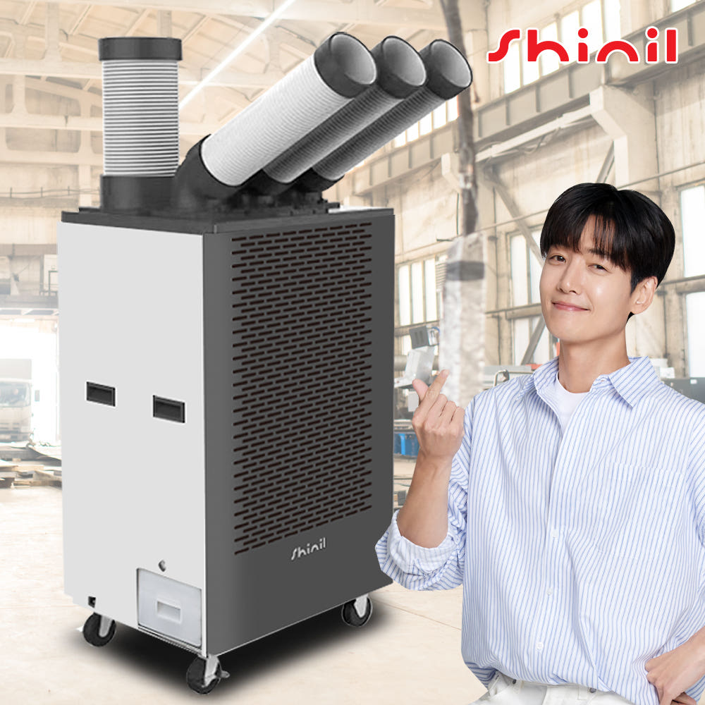3구 코끼리에어컨 군부대 훈련소 공장 창고 야외용 산업용 이동식에어컨 - 상세 이미지 4