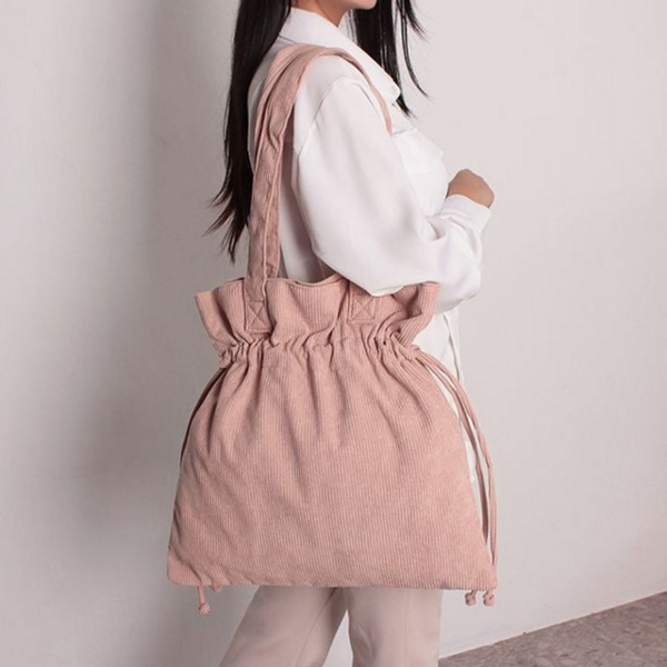데일리 여성 숄더백 캐주얼 여성 플리츠 복조리 가방 - 상품 이미지