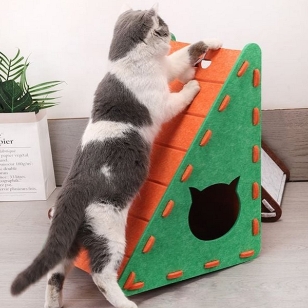 반려동물 고양이 숨숨 집 삼각 고양이 하우스 은신처 - 상품 이미지