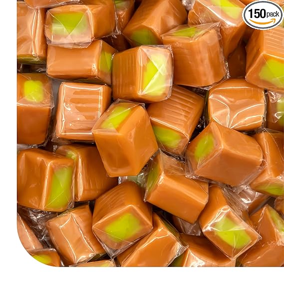 카라멜 큐브 캔디 그린애플 필링 907그램 150개 이미지 7