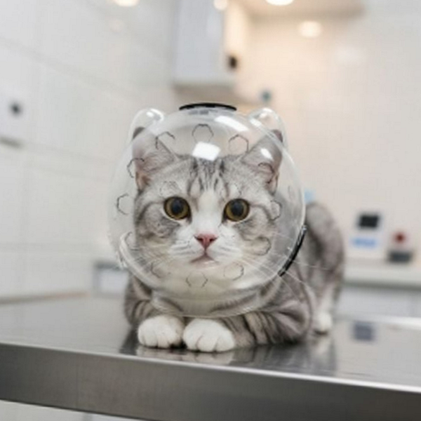 반려동물 고양이 목 보호대 고양 고양이 넥 카라 - 상품 이미지