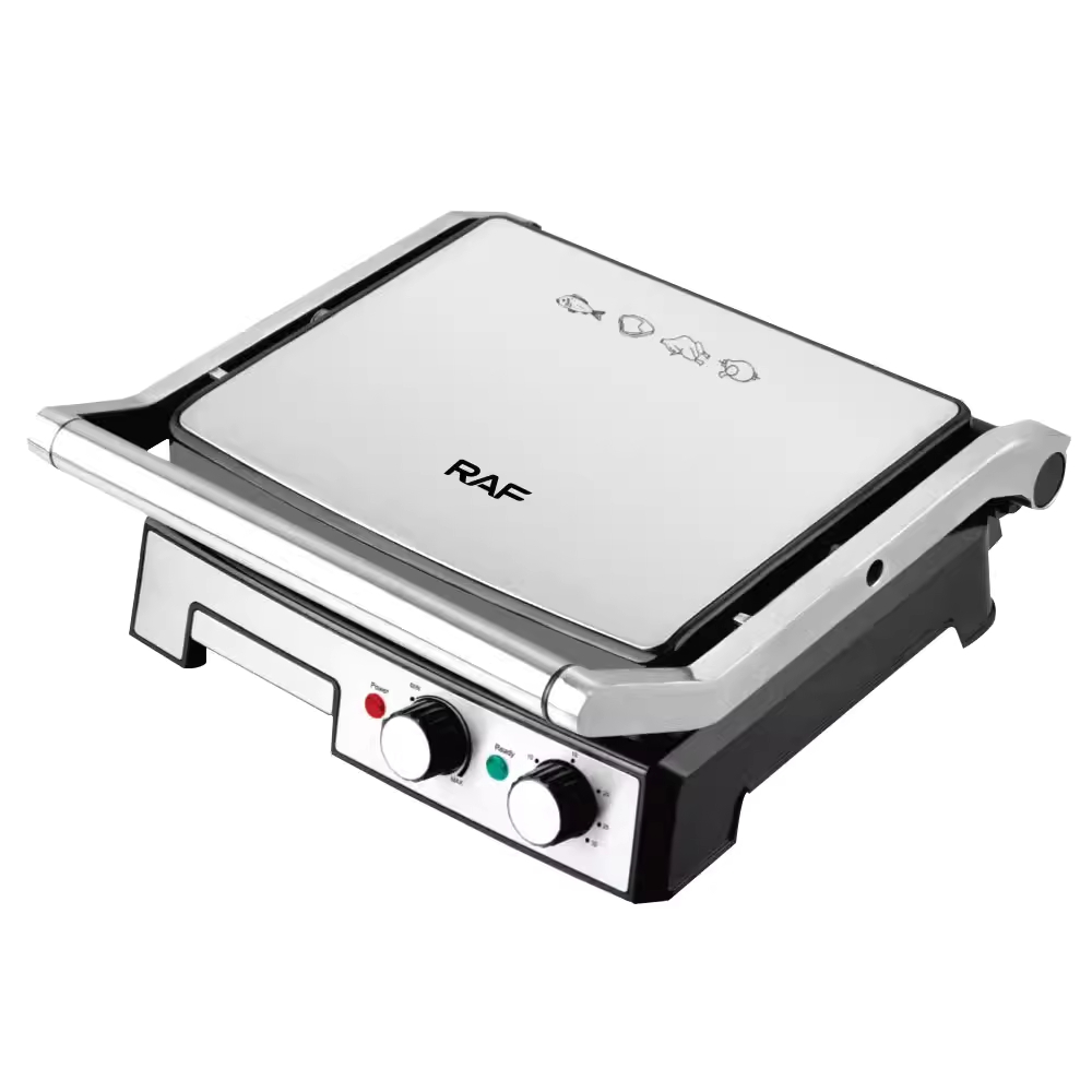 파니니 전기 그릴 토스트 스테이크 브런치 구이 양면팬 2000W 이미지 6