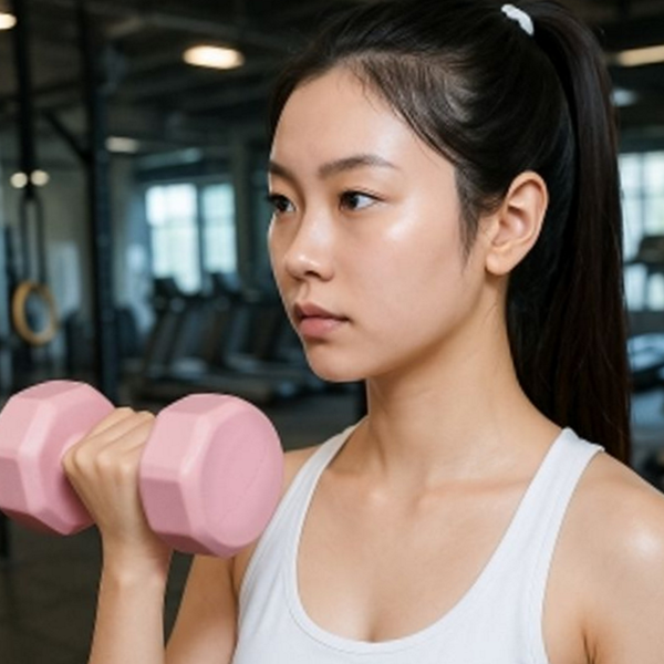 여성 육각 아령 헬스 홈트 아령 1.5kg 운동용 덤벨 2개 - 상품 이미지