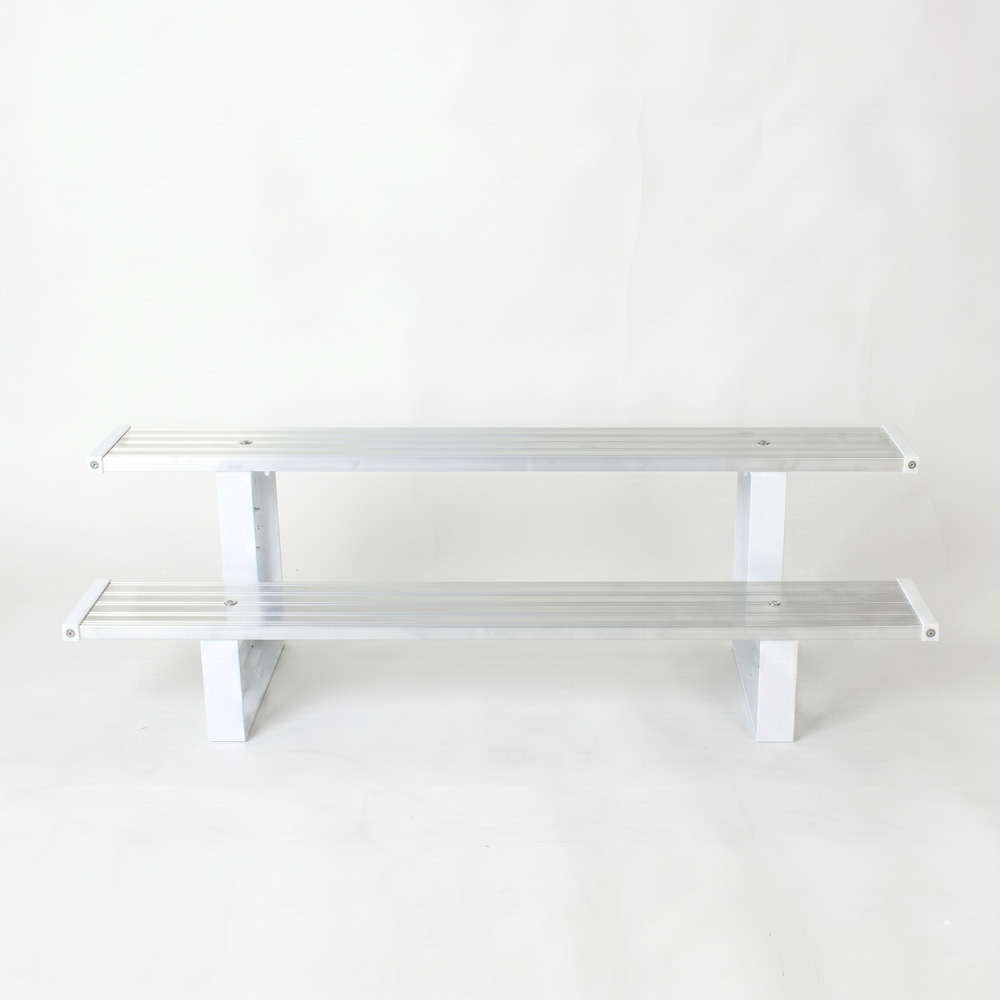 계단식 화분 진열대 다육이 선반 정리대 2단 850x240x250mm, 화이트 - 상세 이미지 3