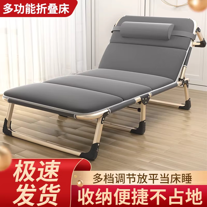 사무실 접이식 침대 원룸 튜브 휴게실 야근 폴딩베드 56x176cm 원형관 회색 - 상세 이미지 2