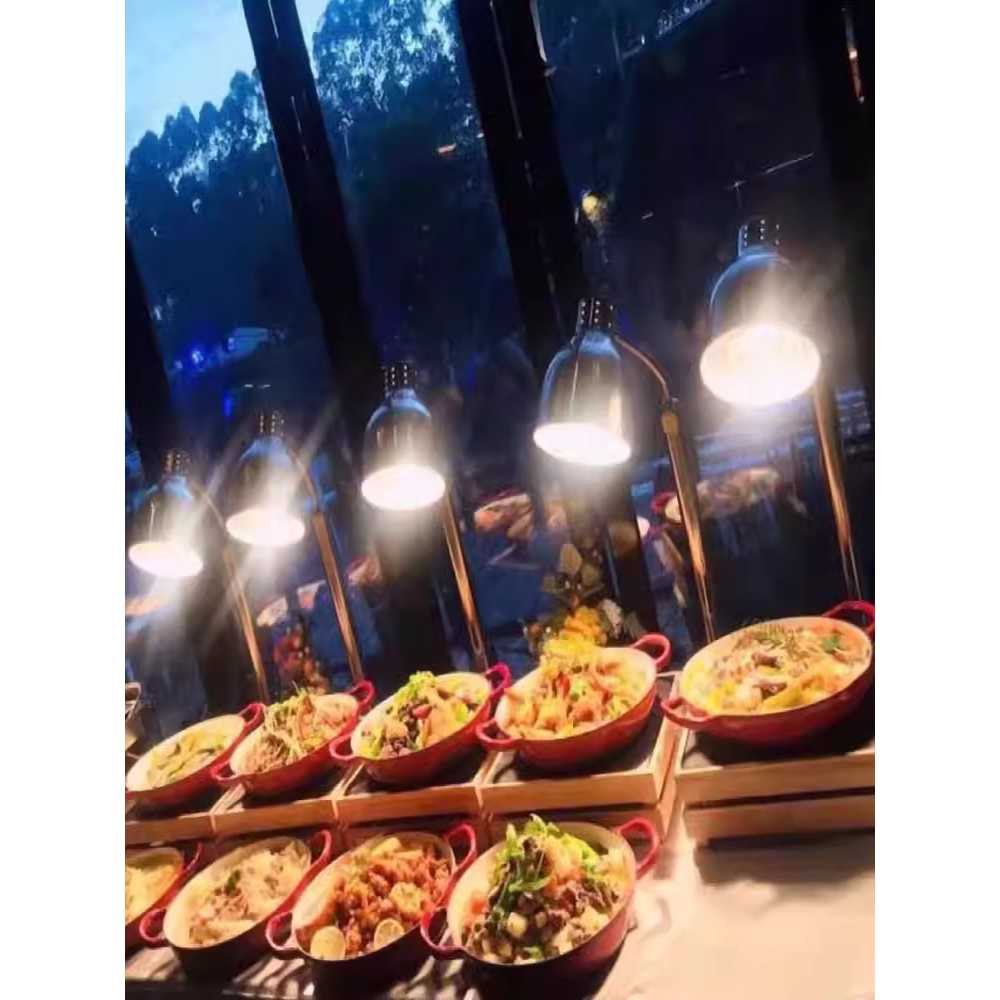 음식 푸드 뷔페 데우기 램프 조명 돌잔치 테이블 워머 이미지 6