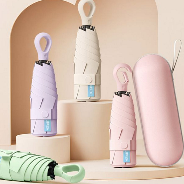 초경량 양우산 접이식 휴대용 양우산 수동 자외선 5단 차단 - 상품 이미지