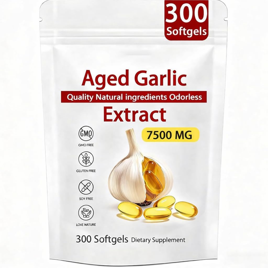 숙성 마늘 추출물 7500mg 무취 300소프트젤 - 상품 이미지