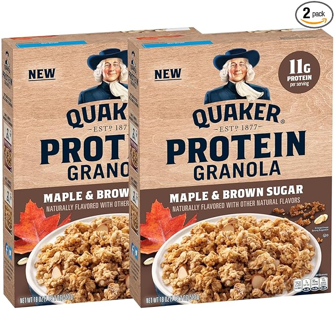 퀘이커 프로틴 그래놀라 메이플브라운슈거 510그램 2팩 - 상세 이미지 3