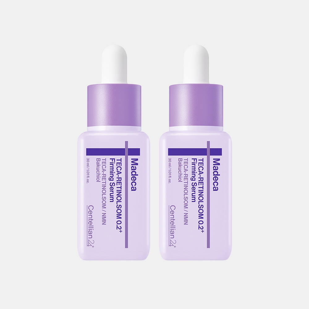 동국제약 센텔리안24 마데카 테카 레티놀좀 0.2퍼밍 세럼 30ml 2개 / 모공 탄력 케어에 도움 - 상품 이미지
