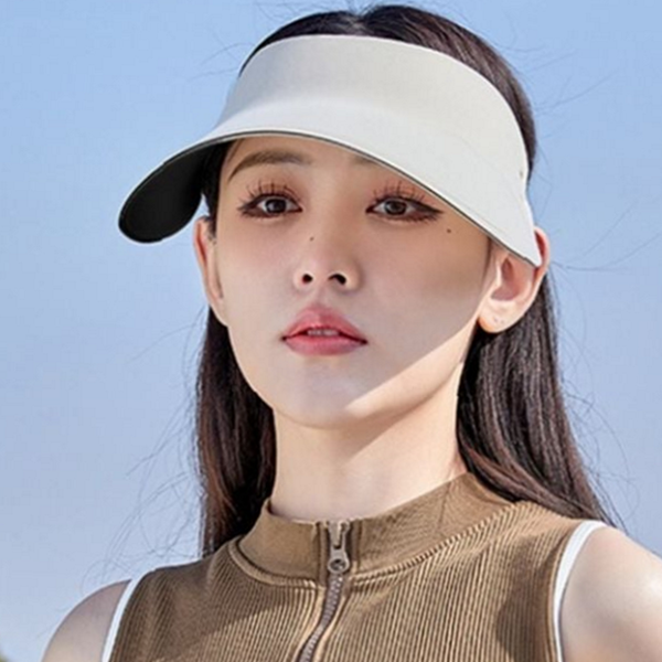 초경량 여성 썬 캡 자외선 와이드 썬 캡 등산 모자 - 상품 이미지