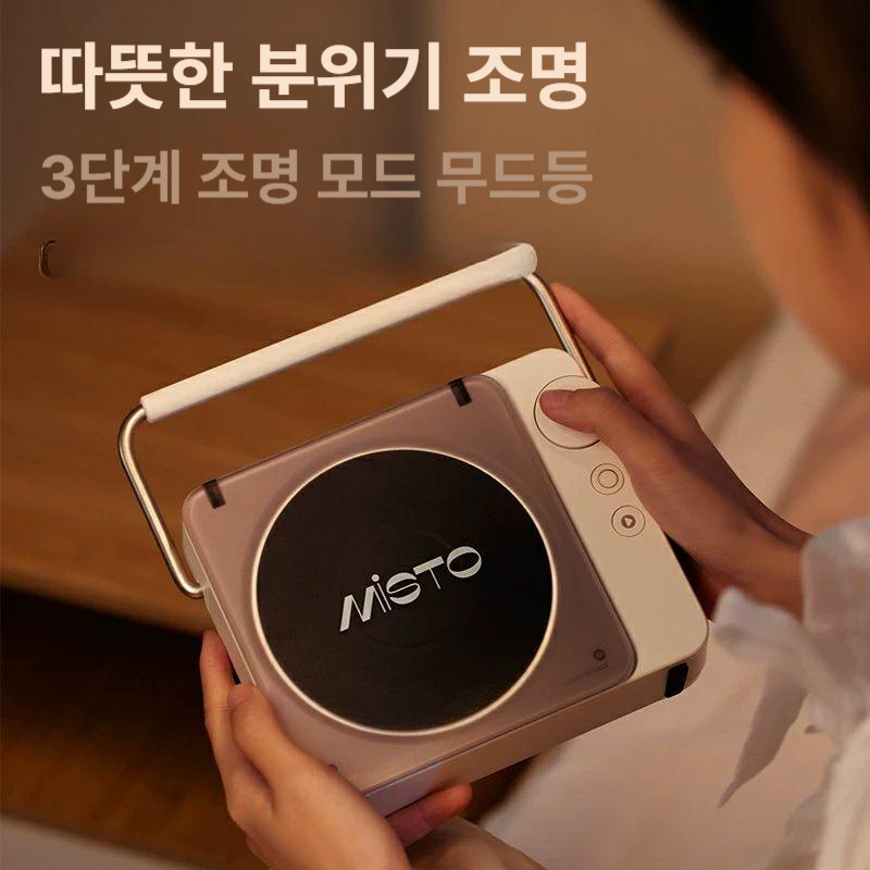 블루투스 스피커 고픔질 레트로 라디오 비닐 레코드 플레이어 - 상세 이미지 2