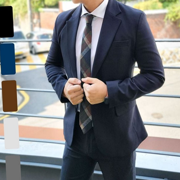 데일리 남성 정장 셋업 캐주얼 남성 비즈니스 정장 슬림핏 출근 - 상품 이미지