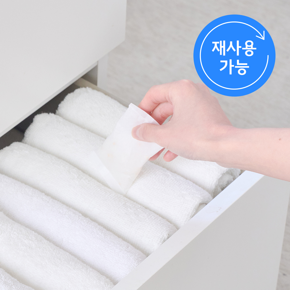 생활공작소 실리카겔제습제 서랍 옷장제습제 습기제거제 20개 사진 3