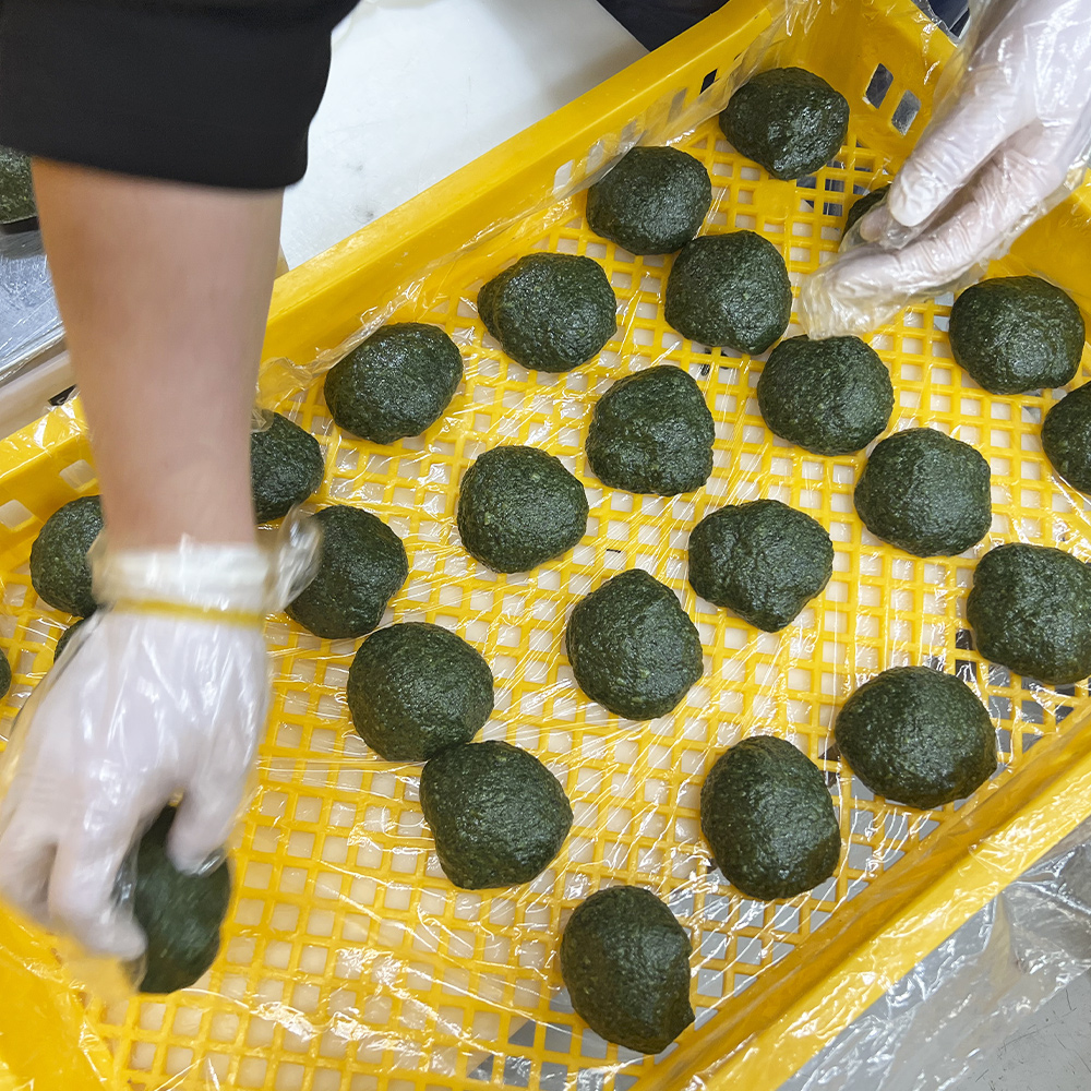 밥알쑥떡 1.5kg 진도 해풍쑥 전통 쑥떡 콩고물포함 당일생산 개별포장 식사대용 이미지 7