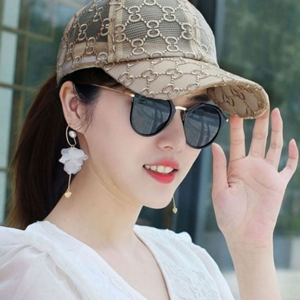 통기성 여성 메쉬 캡 무지 여름 볼캡 모자 운동 야구 - 상품 이미지