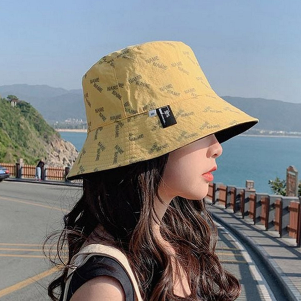 접이식 여성 벙거지 모자 데일리 여성 버킷 햇 심플 사계절 - 상품 이미지