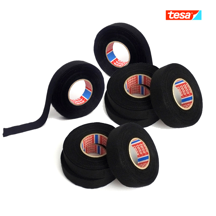 테사 면테이프 블랙박스 흡음 부직포테이프 19mm 16개 1세트 - 상품 이미지