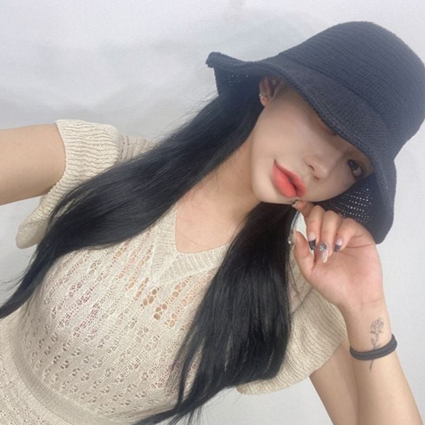 접이식 여성 버킷 햇 데일리 여성 벙거지 모자 - 상품 이미지