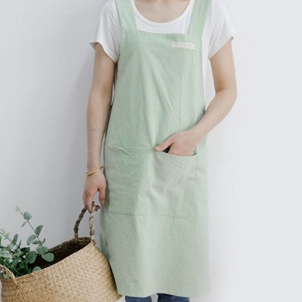 데일리 여성 주방 앞치마 원피스형 여성 원피스 앞치마 요리 베이킹 - 상품 이미지