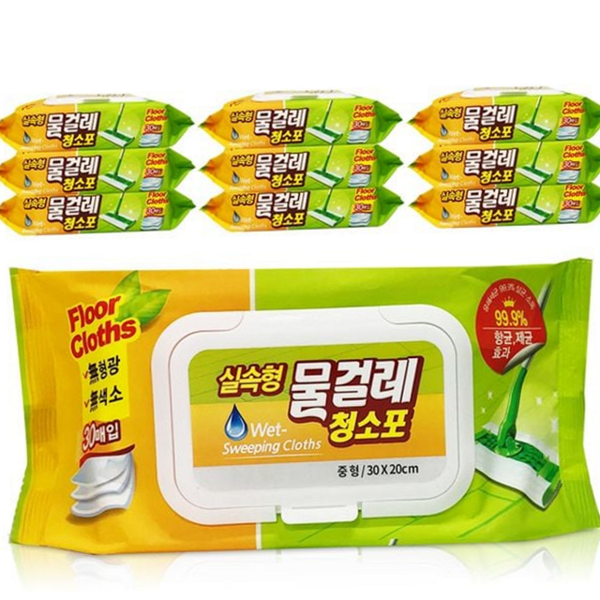 생활용 물걸레 청소포 다목적 일회용 청소포 청소용 바닥 - 상품 이미지
