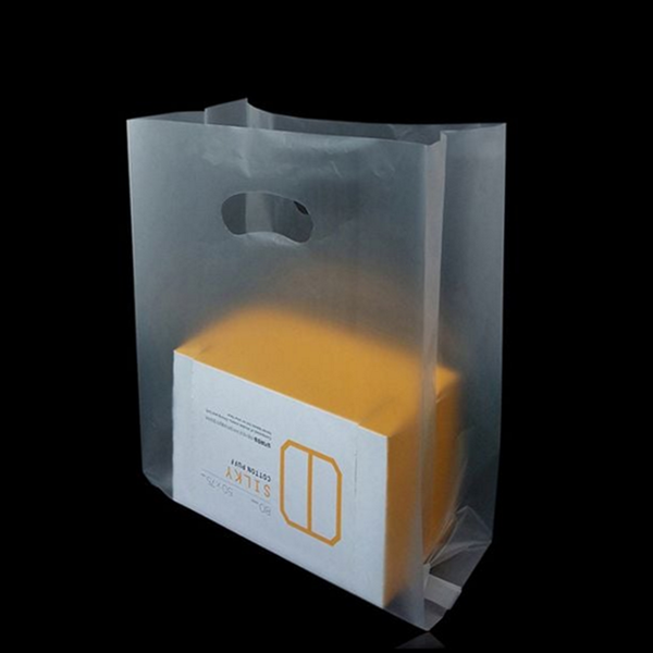 반투명 hdpe 쇼핑 봉투 옆면 m형 쇼핑 봉투 비닐 사각 - 상품 이미지