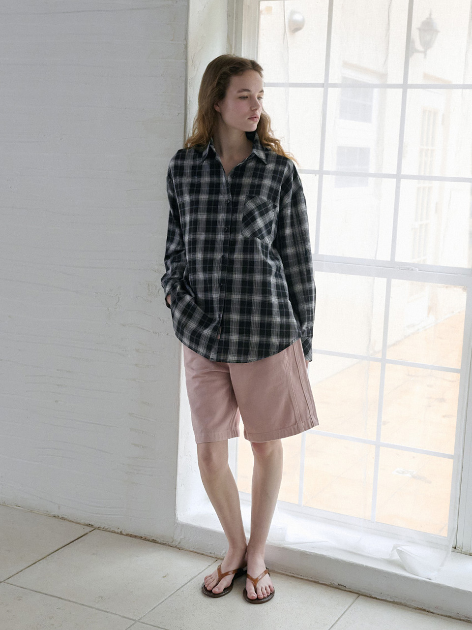 [엘씨브이] BERMUDA DENIM PANTS_LAVENDER - 상세 이미지 5