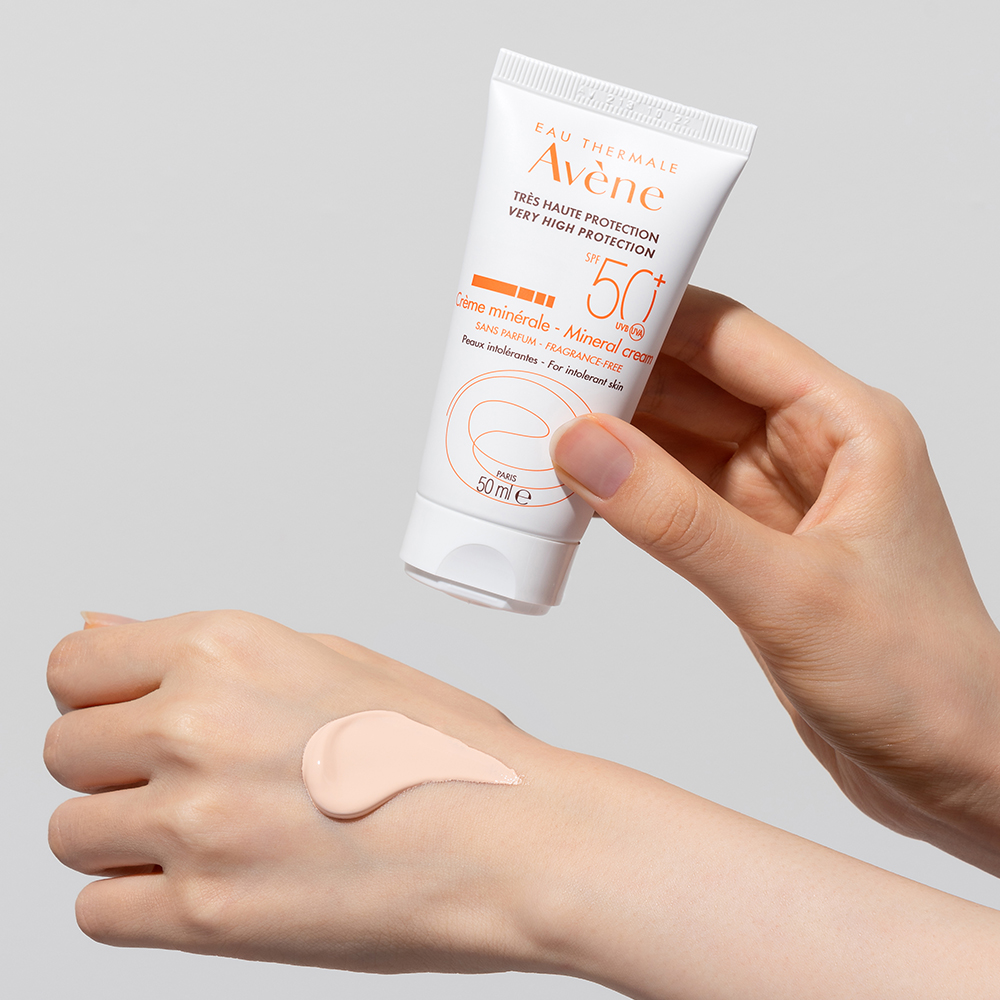 [아벤느] 선 미네랄 크림 50ml SPF50+ PA++++ (무기자차 톤업 선크림) 이미지 7