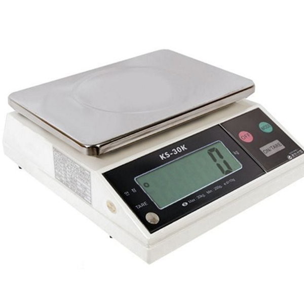 스테인리스 업소용 전자 저울 디지털 업소용 저울 30kg 주방용 식자재 - 상품 이미지