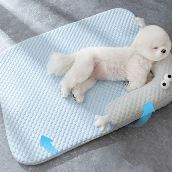 고양이 반려동물 냉감 방석 쿨링 강아지 여름 방석 반려견 침대 - 상품 이미지