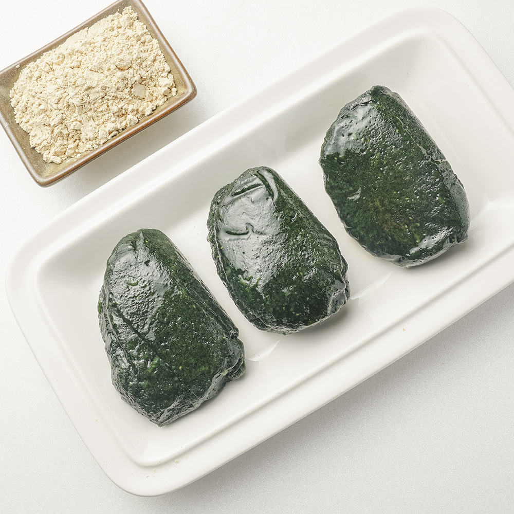밥알쑥떡 1.5kg 진도 해풍쑥 전통 쑥떡 콩고물포함 당일생산 개별포장 식사대용 - 상세 이미지 3