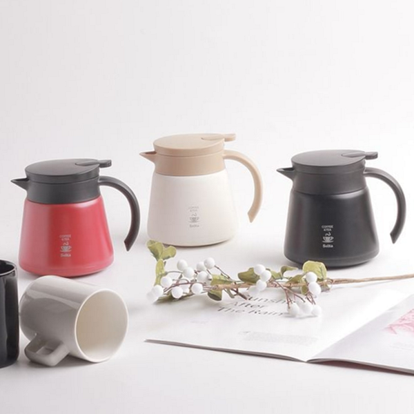스테인레스 보온 주전자 진공 보냉 주전자 800ml 600ml - 상품 이미지