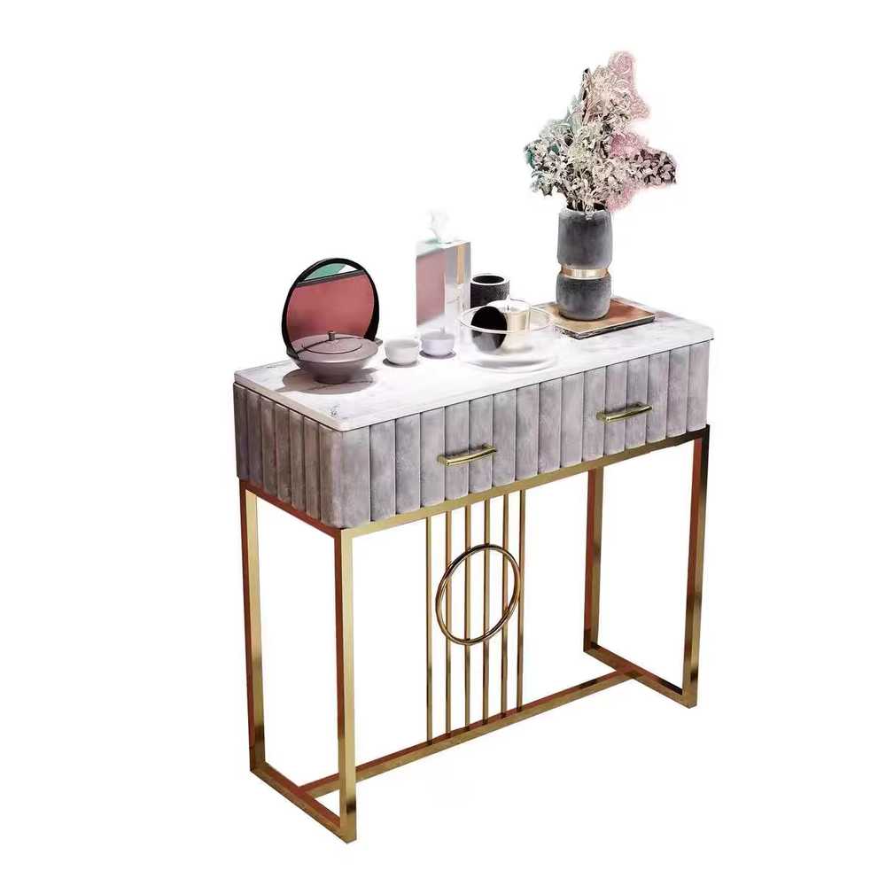 현관 콘솔 테이블 거실 복도 장식품 액자 선반 수납장 80 - 상세 이미지 5
