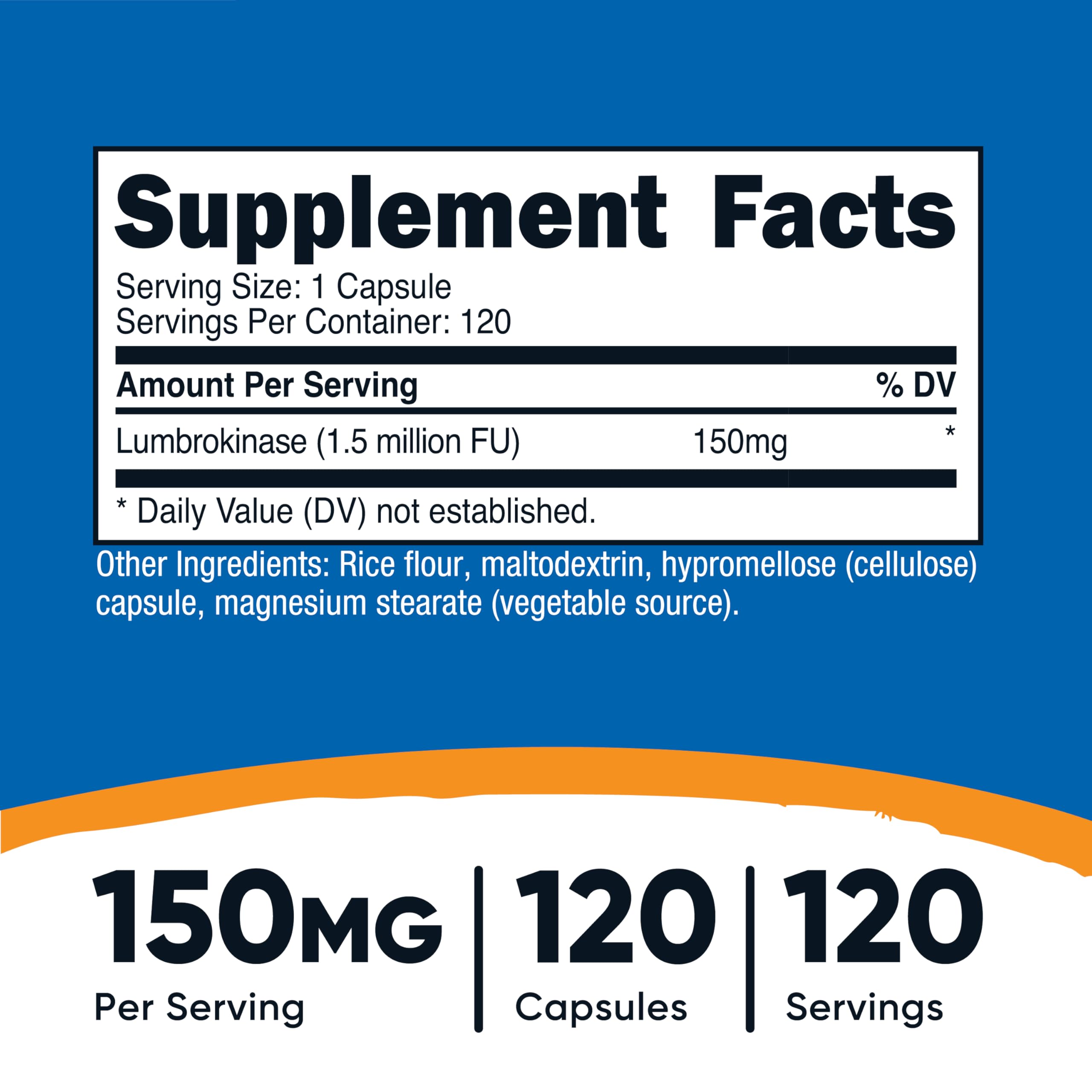 뉴트리코스트 룸브로키나제 150mg 120캡슐 - 상세 이미지 2