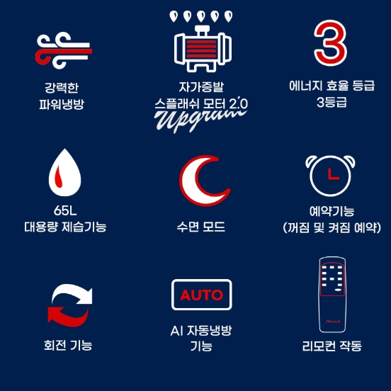 실외기없는 대형 이동식에어컨 사무실 매장 업소용 영업용냉방기 이미지 8