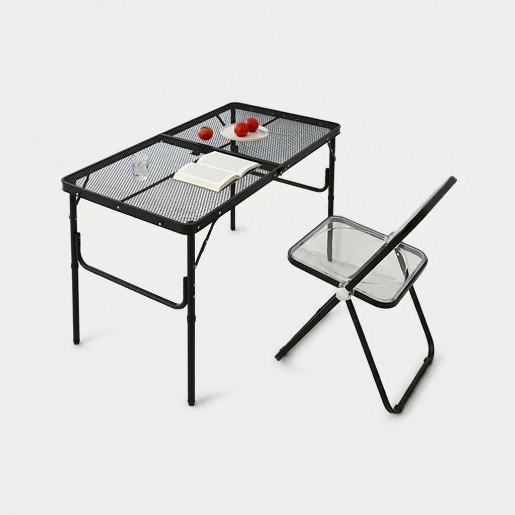 캠폴 야외 접이식테이블 매쉬형 600x1200mm, 3155.5784 이미지 7