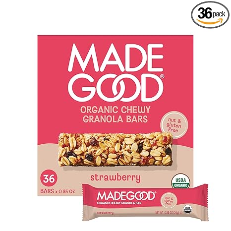 MadeGood 딸기 그래놀라 바 36개입 글루텐 프리 - 상세 이미지 5