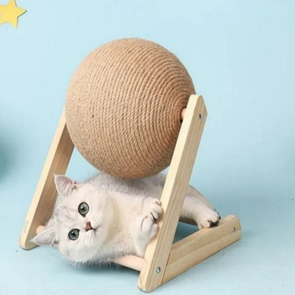 원목 고양이 스크래쳐 캣긁개 고양이 스크래치 반려동물 장난감 - 상품 이미지