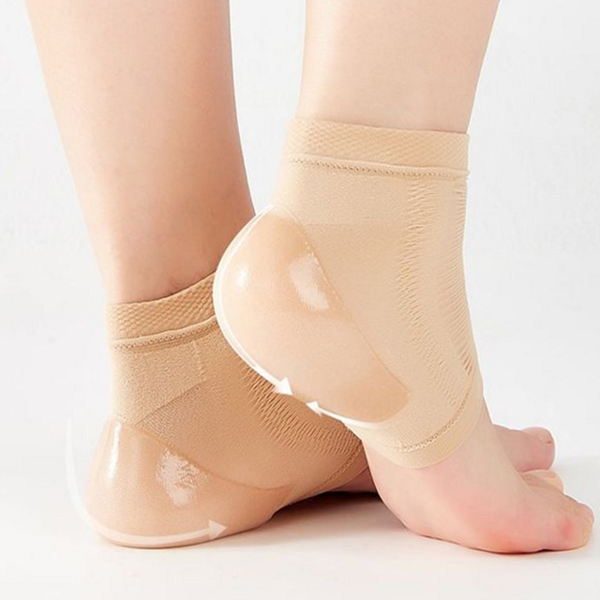 발꿈치 발 뒤꿈치 패드 보호 실리콘 뒤꿈치 완화 흡수 - 상품 이미지