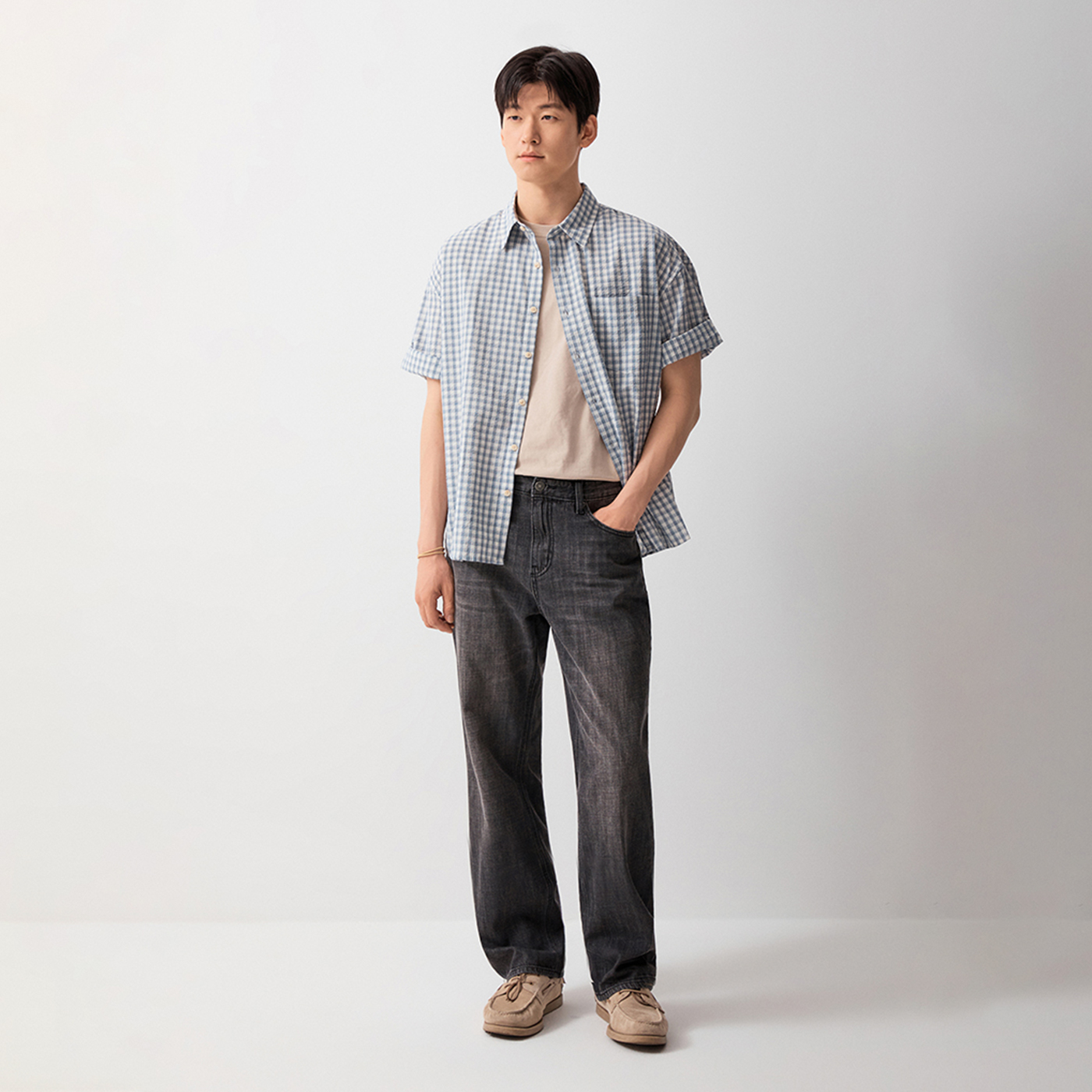[N배송][COOL] 스파오 스트레이트 진 SPTJG25C41