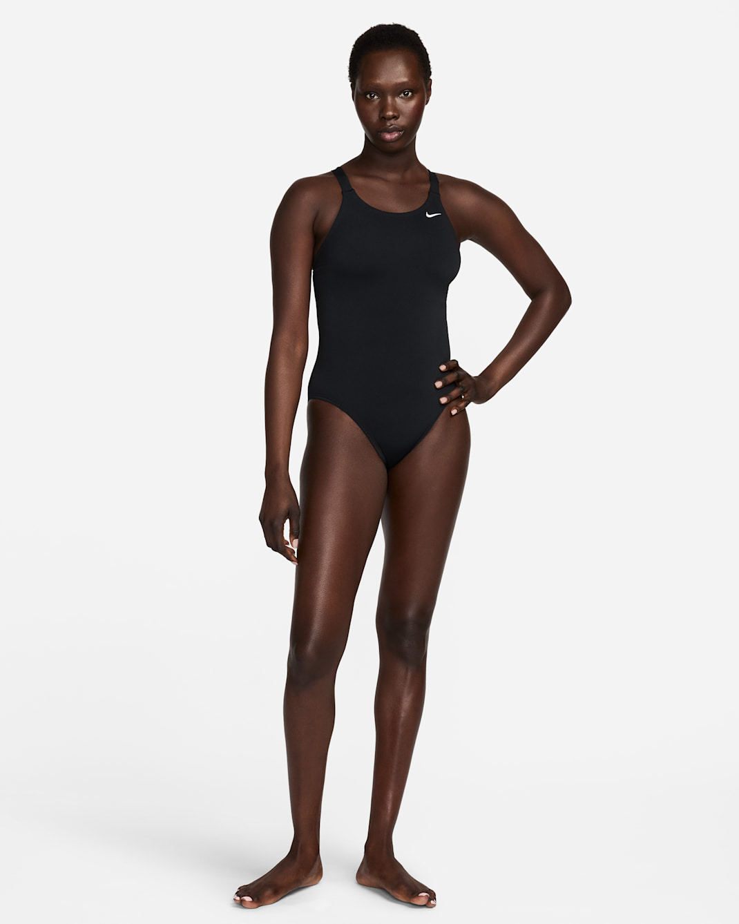 나이키스윔 Essential Fastback One Piece Black 이미지 7
