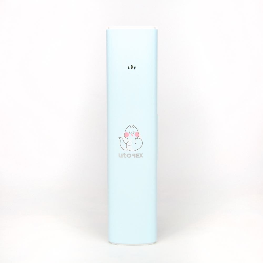 유토렉스 UV-C 무선 충전식 휴대용 칫솔살균기 폴라곰 여행 학교 사무실 UTC-29 블루 - 상품 이미지