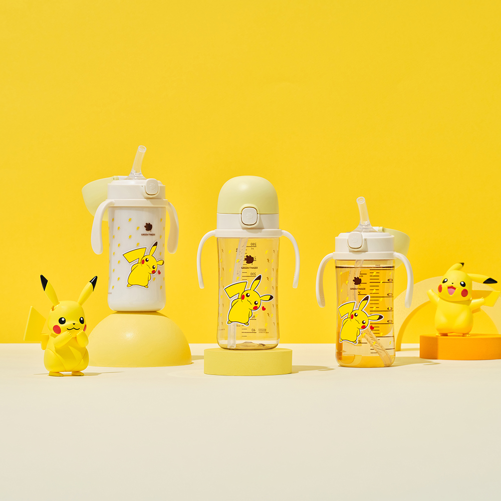 포켓몬 빨대컵 그린핑거 베베그로우 빨대컵 추천 아기용 빨대컵 280ml 빨대컵