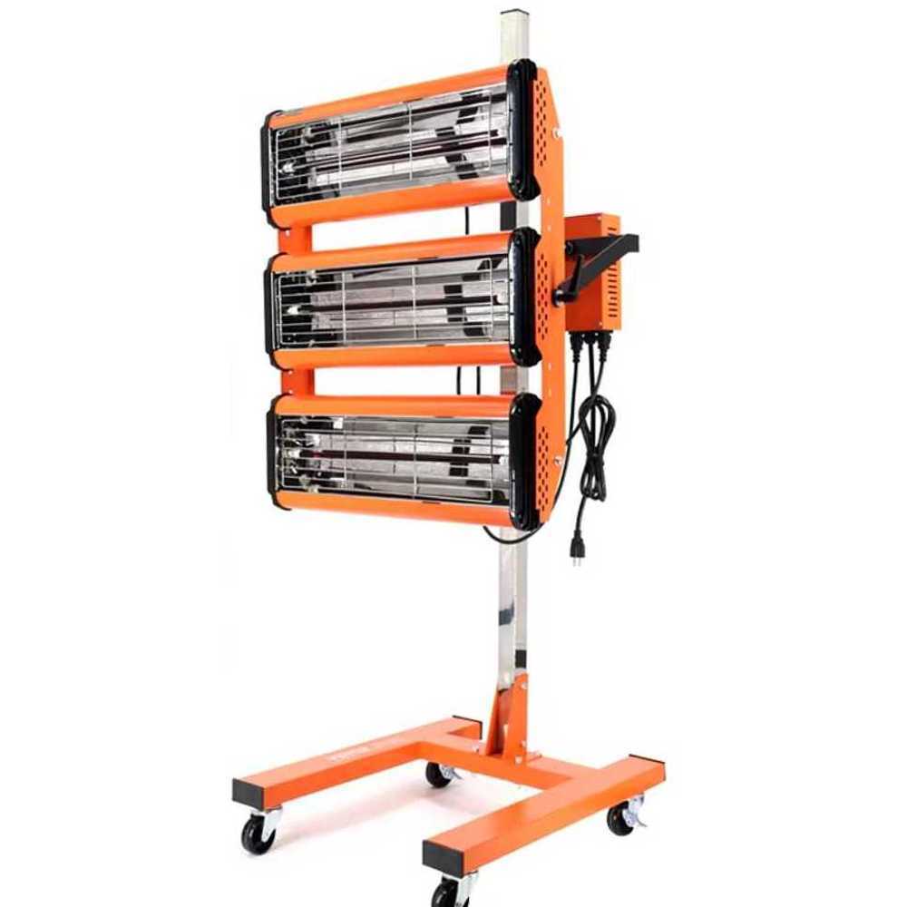 적외선 건조기 도장 차량 판금 고온 적외선 고출력 램프 3900W - 상품 이미지